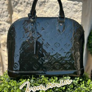 AUTHENTIC LOUIS VUITTON ALMA VERNIS MAGNIFICENT EDITION NOIR